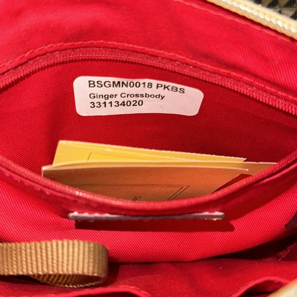 Dooney & Bourke Pink and Brown Crossbody Bag new without tags. - Picture 7 of 10